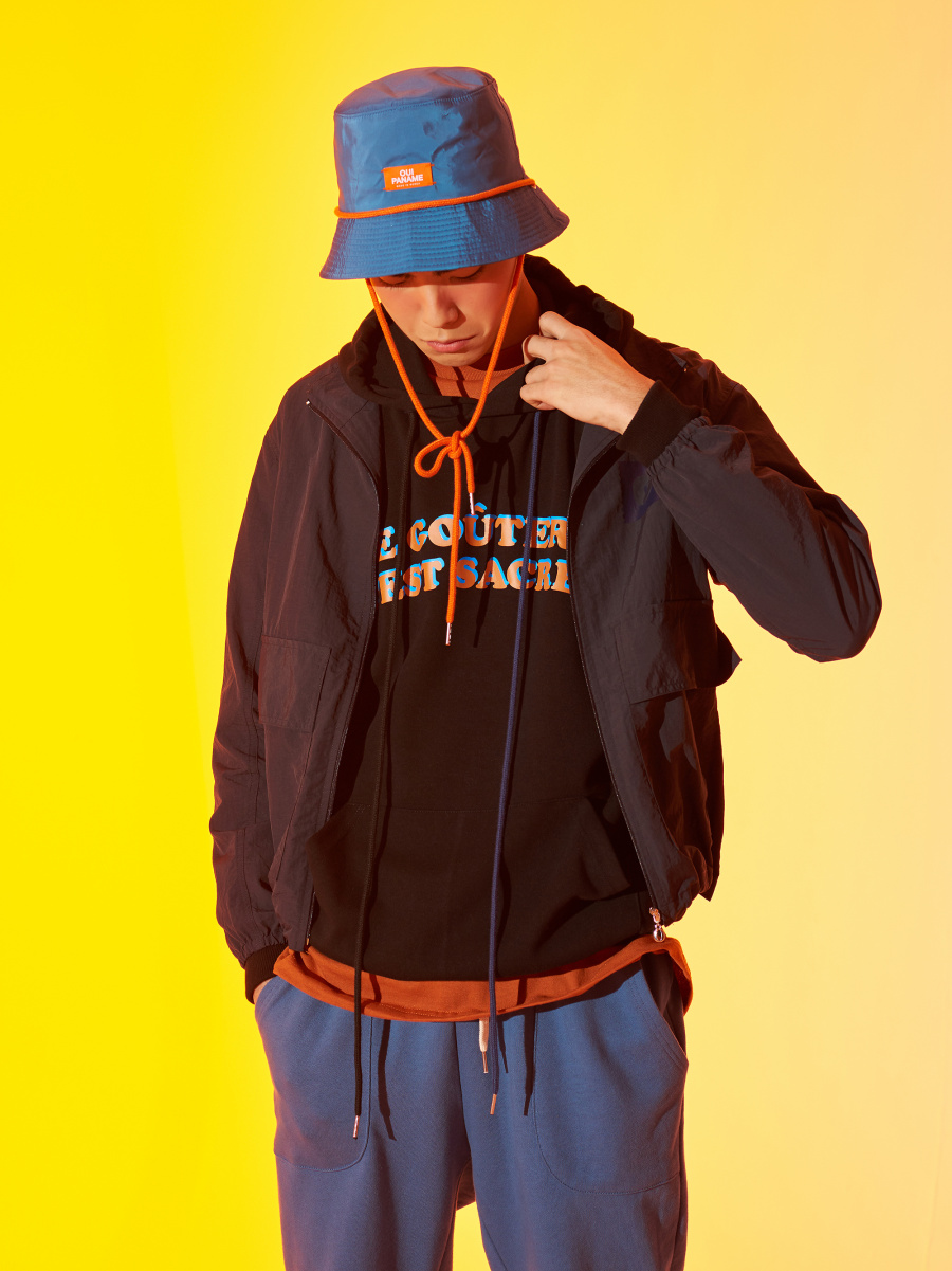 위빠남(OUI PANAME) LIGHT SUMMER JACKET(BLACK)