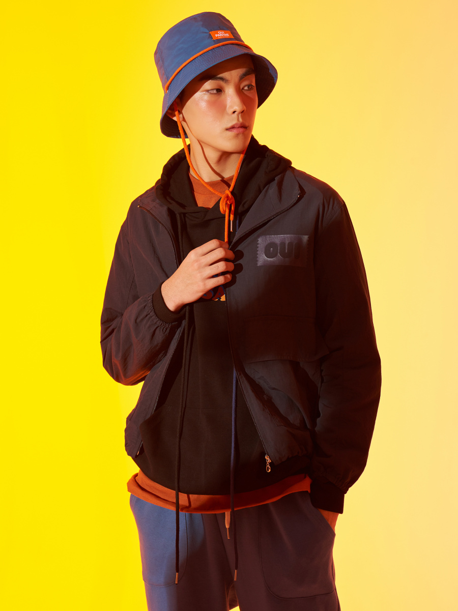 위빠남(OUI PANAME) LIGHT SUMMER JACKET(BLACK)