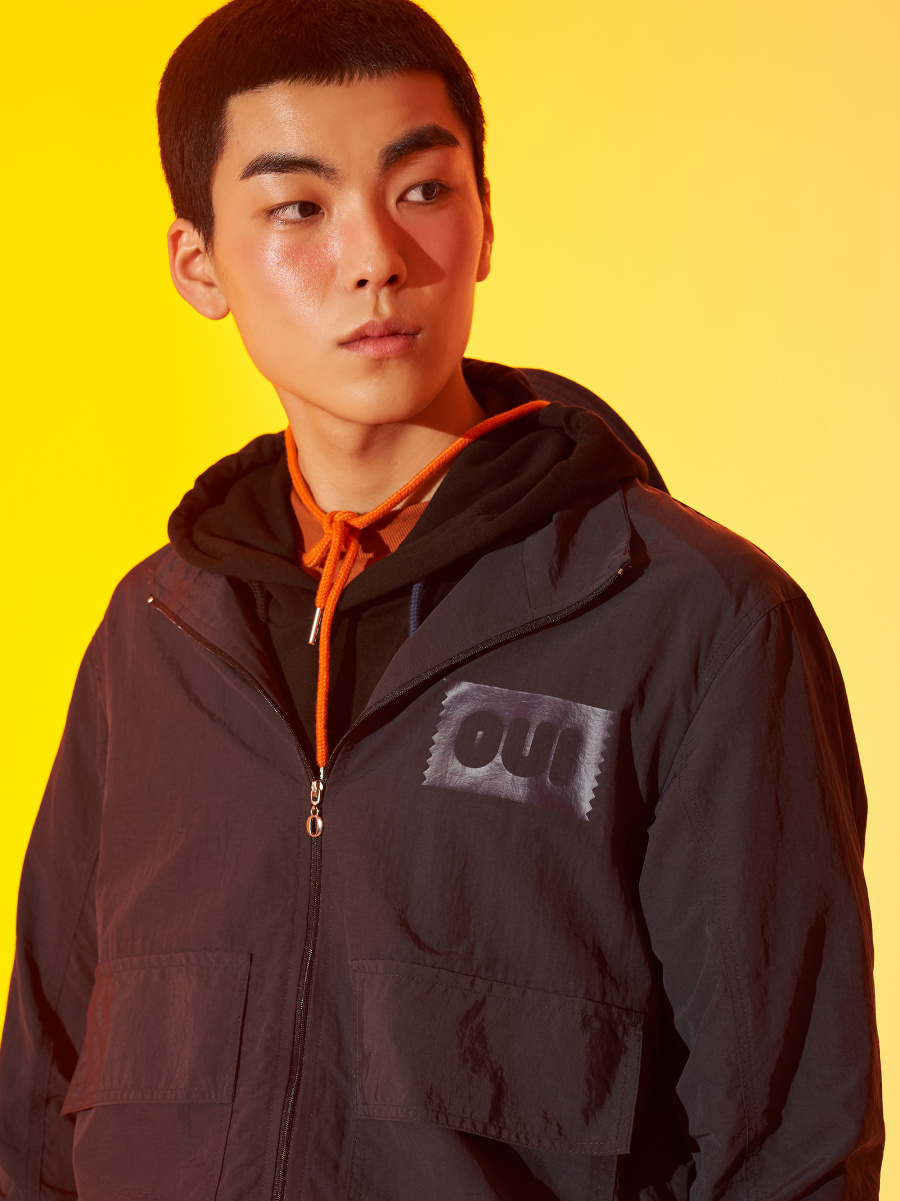 위빠남(OUI PANAME) LIGHT SUMMER JACKET(BLACK)