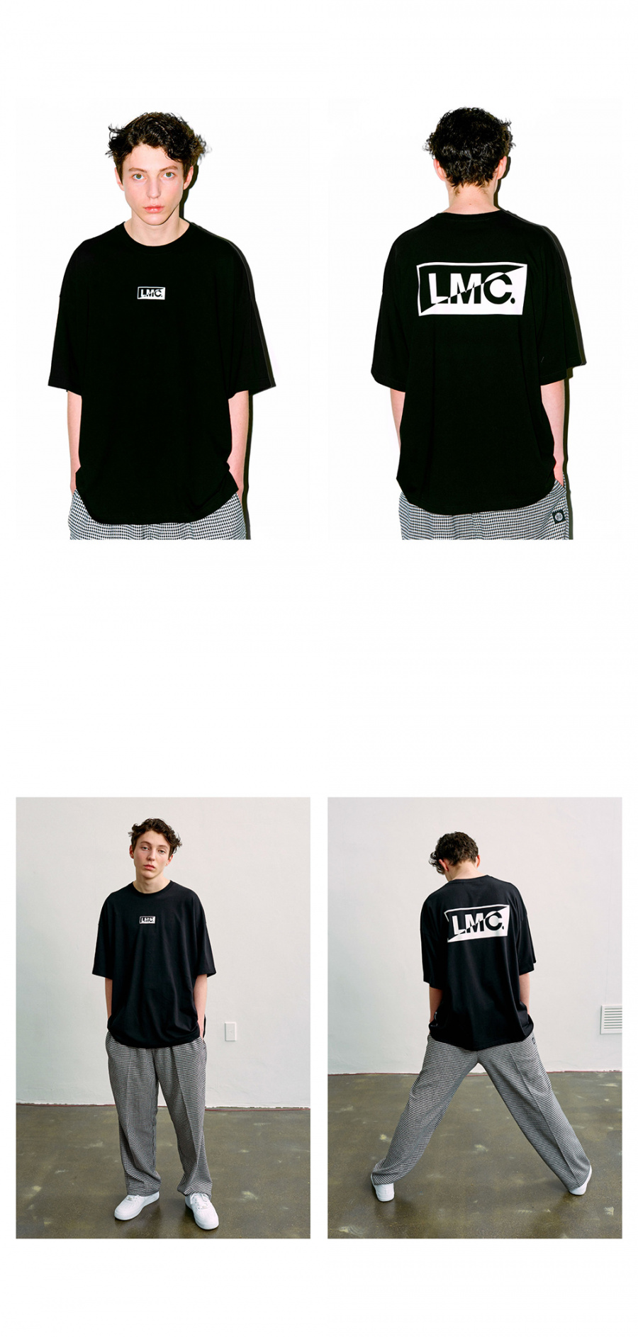 엘엠씨(LMC) LMC BOX HALF LOGO TEE black