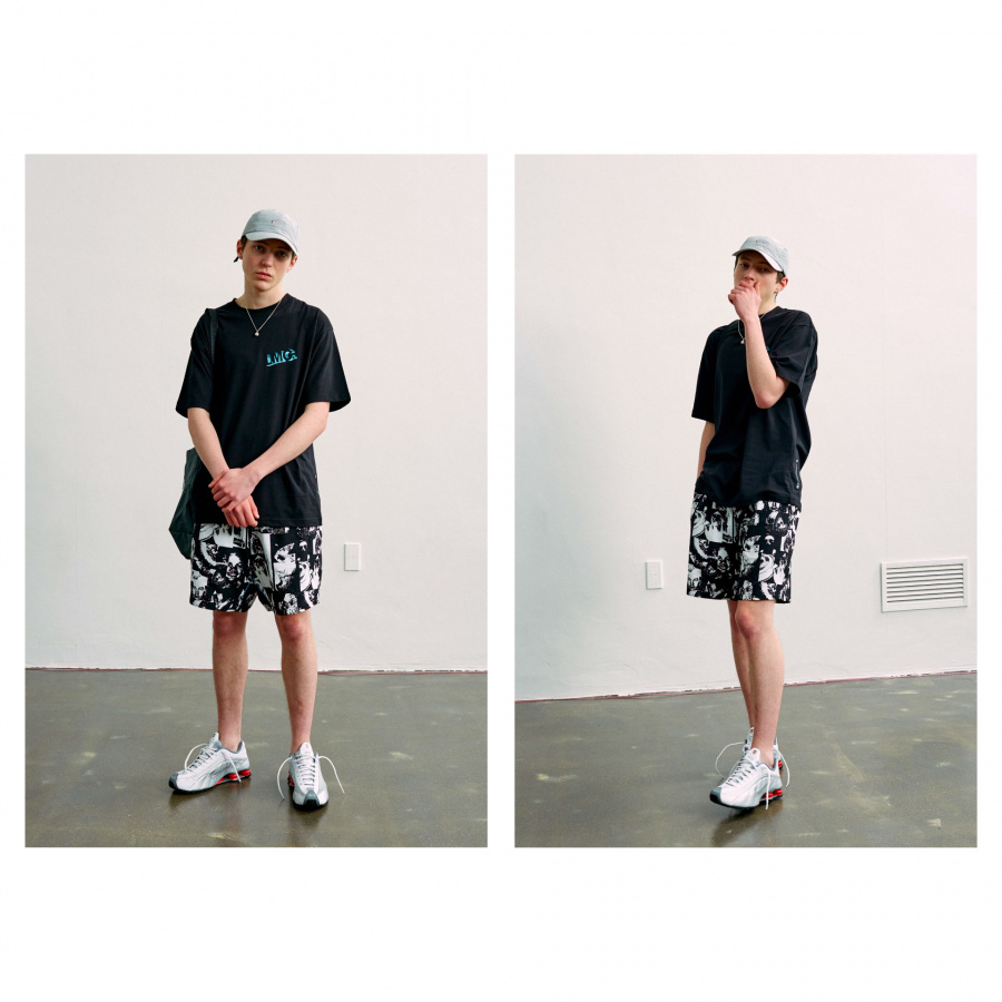 엘엠씨(LMC) LMC SPACE COTTON SHORTS black
