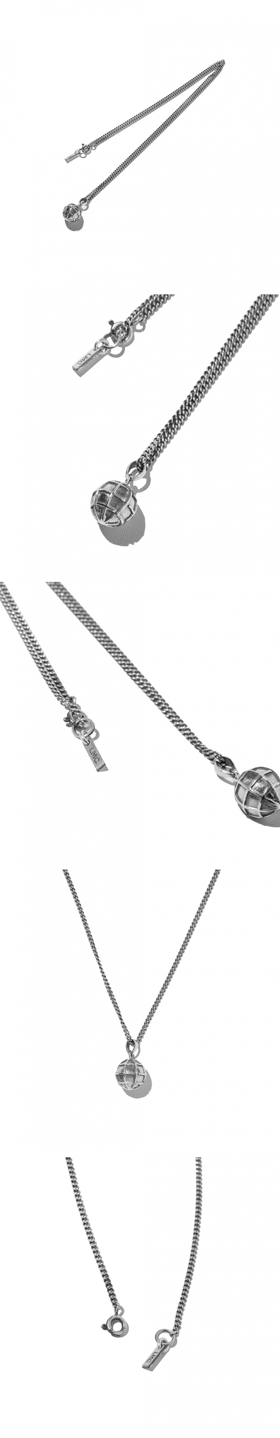 엘엠씨(LMC) LMC GLOBE SILVER NECKLACE