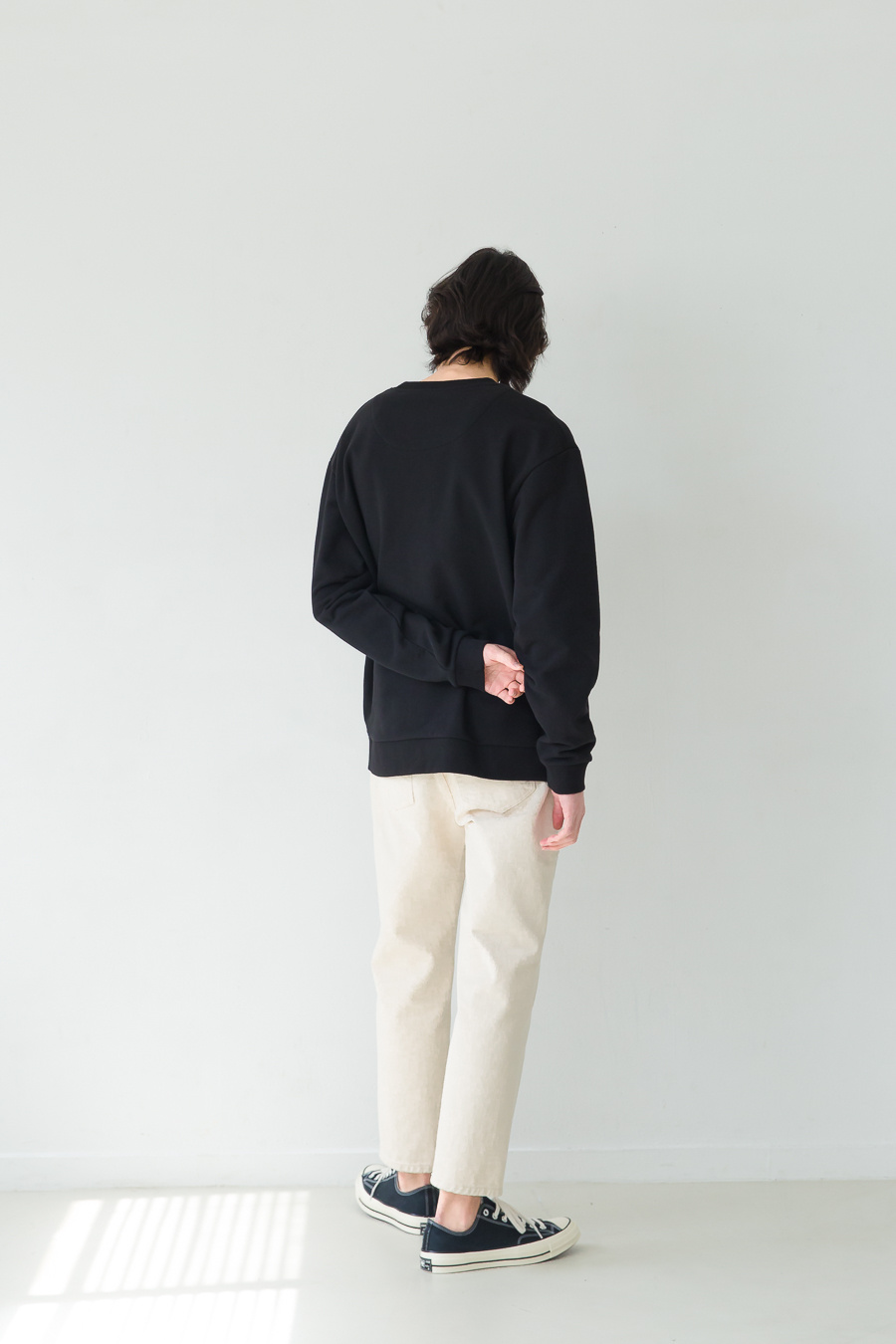퍼스트플로어(FIRSTFLOOR) EASYGOING CROP PANTS (regular fit natural color cream jeans)