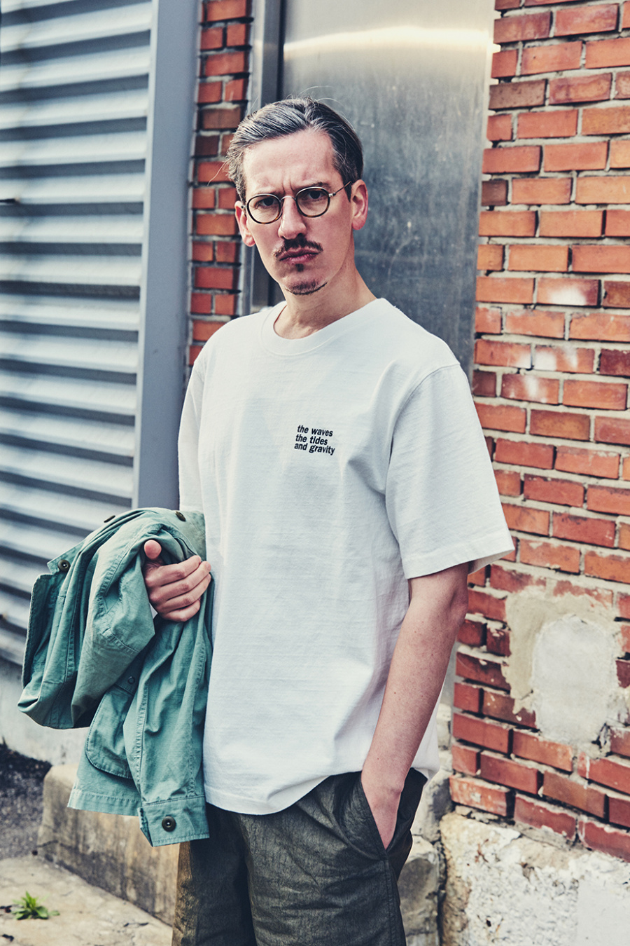 에스피오나지(ESPIONAGE) WAVE OFF Heavyweight T-Shirt Black