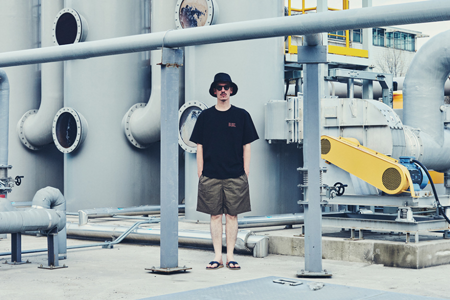 에스피오나지(ESPIONAGE) WAVE OFF Heavyweight T-Shirt Black