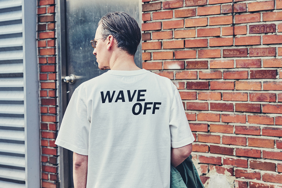 에스피오나지(ESPIONAGE) WAVE OFF Heavyweight T-Shirt Black