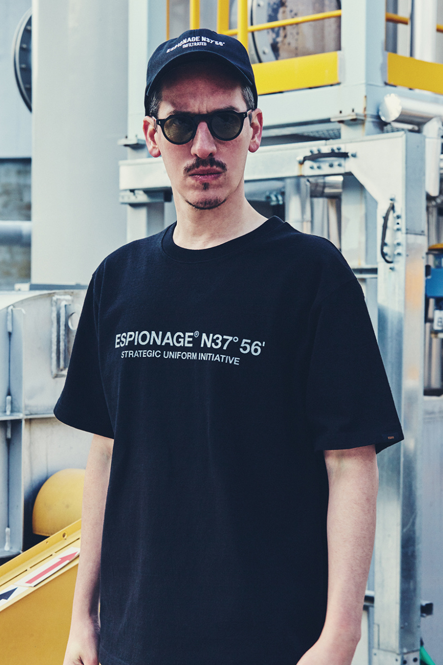 에스피오나지(ESPIONAGE) ESUI Heavyweight T-Shirt Black