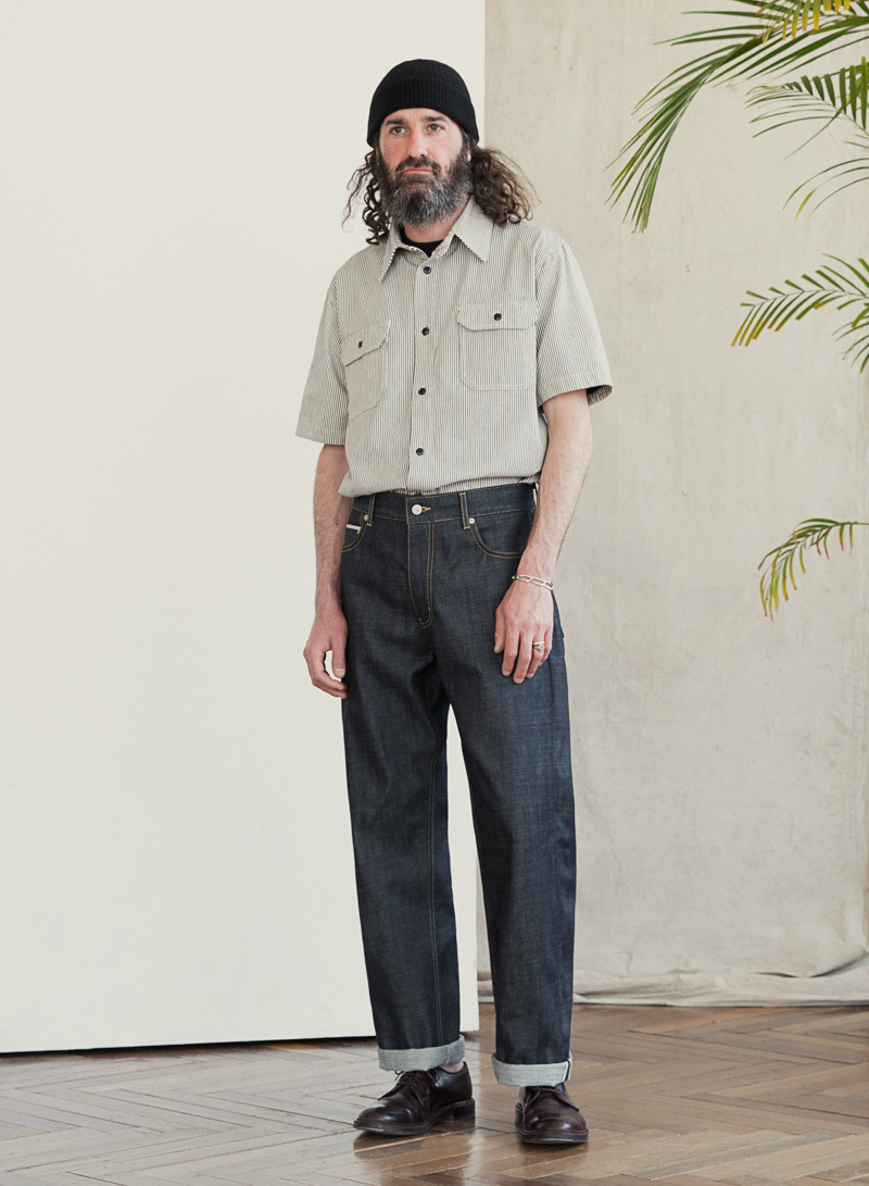 유니폼브릿지(UNIFORM BRIDGE) selvedge denim pants deep indigo