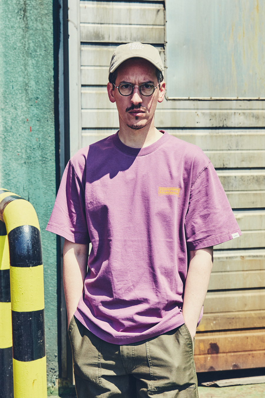 에스피오나지(ESPIONAGE) UCL Logo Cap Beige