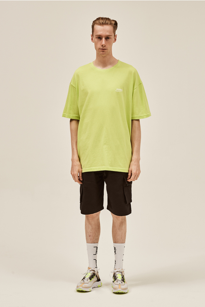 데드엔드(DEADEND) BLACK CARGO ZIPPER SHORT PANTS