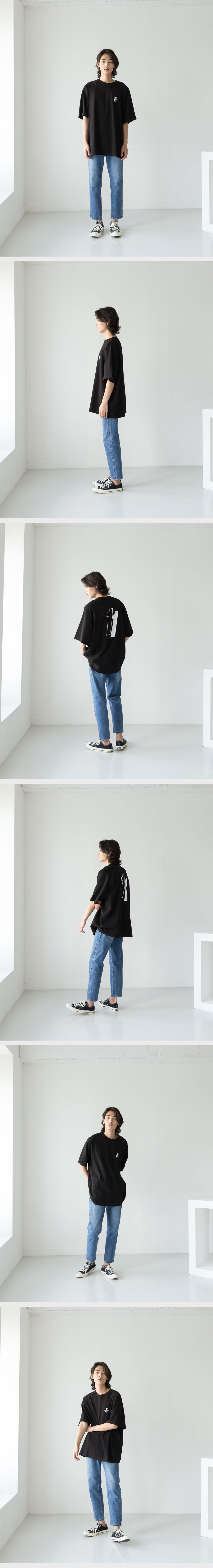 퍼스트플로어(FIRSTFLOOR) EASYGOING CROP PANTS (regular fit mid blue)