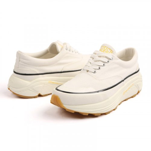 TOUCH GROUND - Vintage Back in the Days 70s Off-White Sneakers