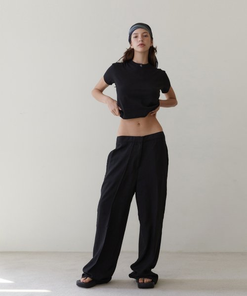REVOIRSIS - RVIS string wide pants