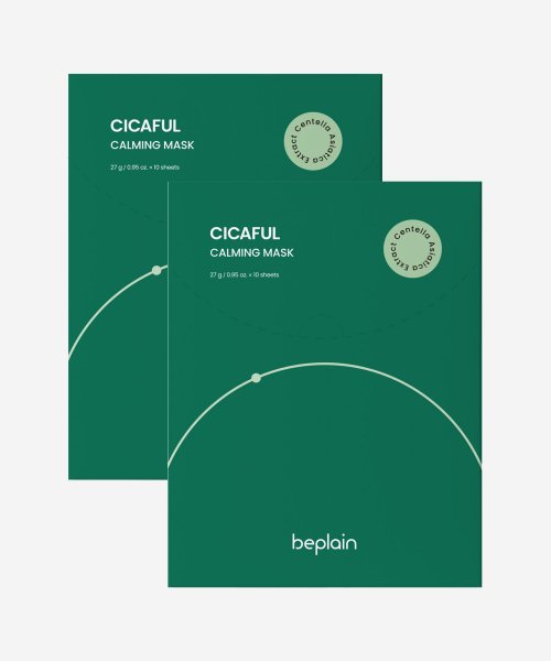 beplain [20 Sheets / Real Moisture] Cica Full Calming Mask