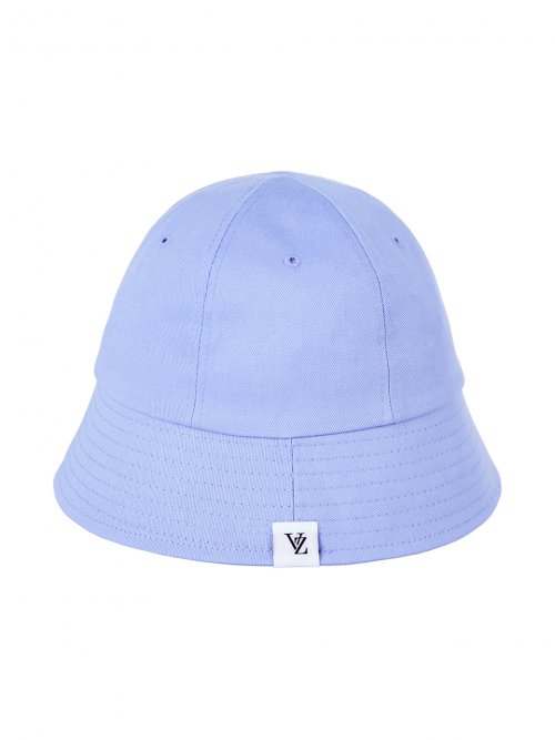 VARZAR - Monogram Label Round Bucket Hat Sky Blue