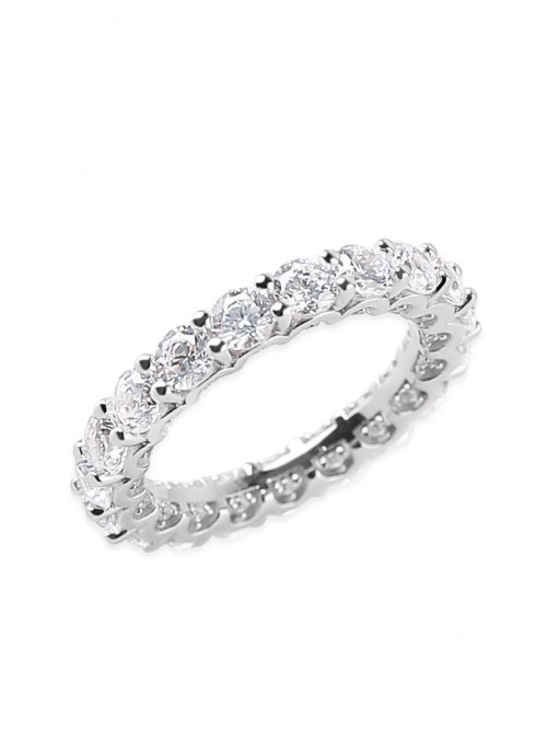 MACIER - [S925] Eternity Tennis Ring (Silver)