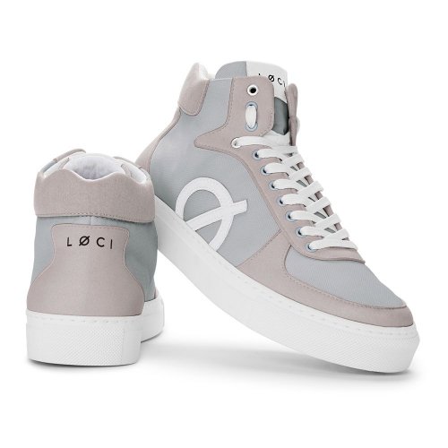 LOCI - Eleven Vegan Sneakers Gray/Gray/White LC-011-004