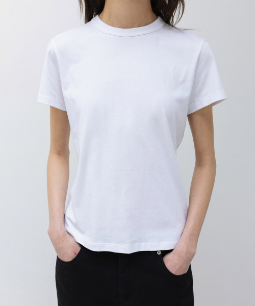 INSILENCE WOMEN - W SUPIMA COTTON PREMIUM T-SHIRT WHITE