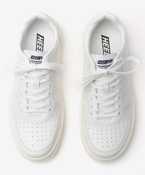 HEELTOP - HT4900-WH Cheat Key 6CM Lift Sneakers Laon White [230~280MM]
