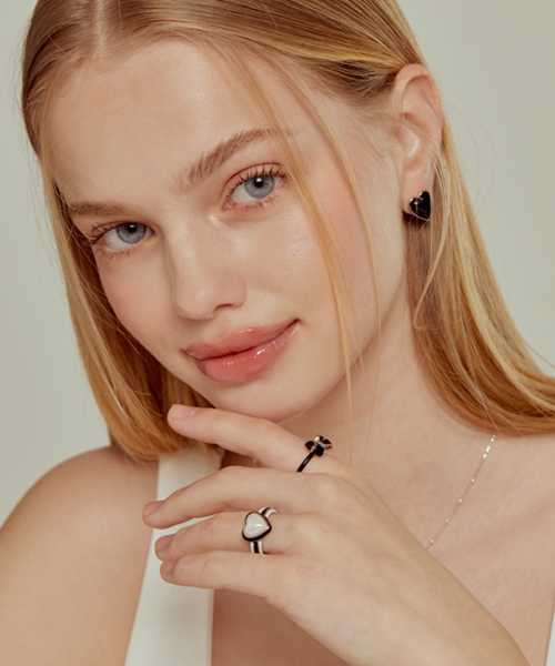 TATIANA - (Set) Ribbon to Heart Ring SE0165