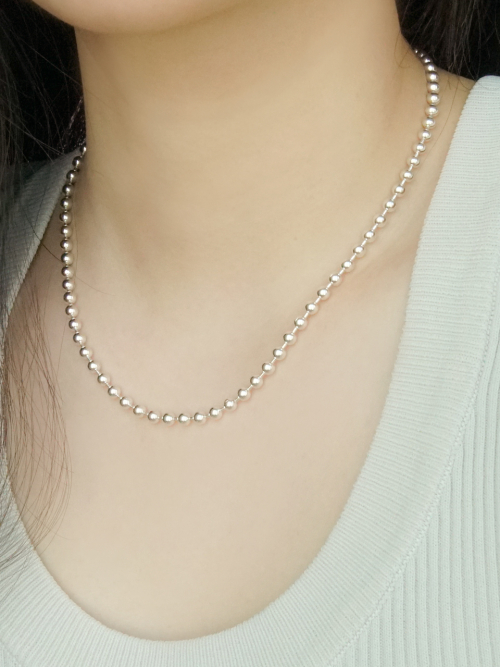 POSTLUDE - [SILVER] 4 SV BALL CHAIN N