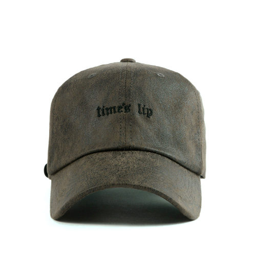TIME SLIP - Roman Logo Crack Khaki Ballcap TBP02117