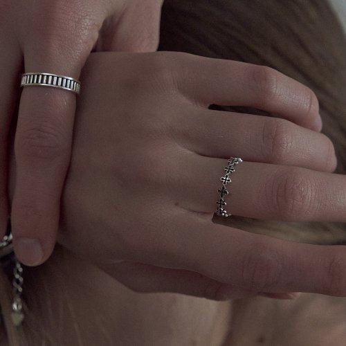 SILVERTAG - SIR Cross Ring