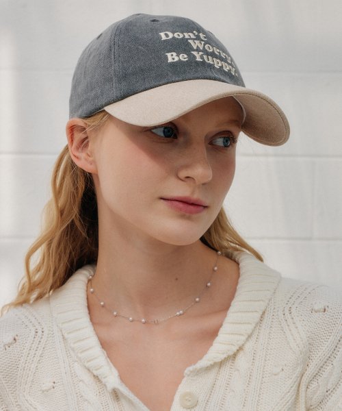 YUPPE - TWO TONE BALL CAP_GRAY