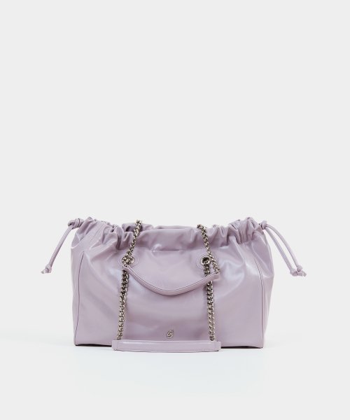 BADGIGI - Chain Square Trousers String Bag Purple
