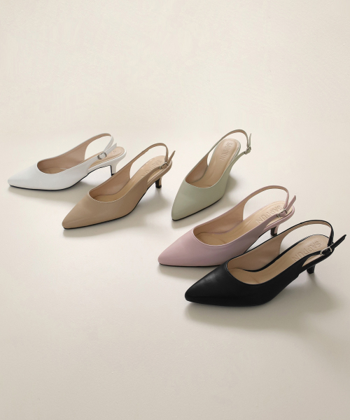 SAPPUN - Ptery Stiletto Slingback Heel (5/7cm)