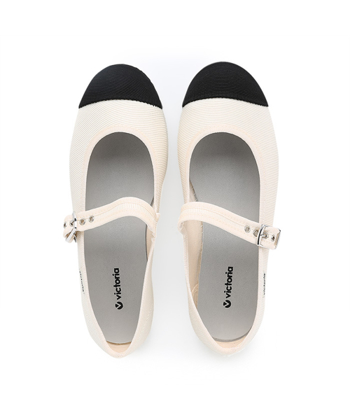 VICTORIA SHOES - Oda Captoe Mary Jane (1049916-CRUDO)