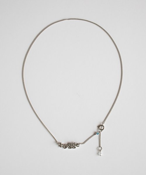 MERRYMOTIVE - Hygge life slim chain necklace (silver)