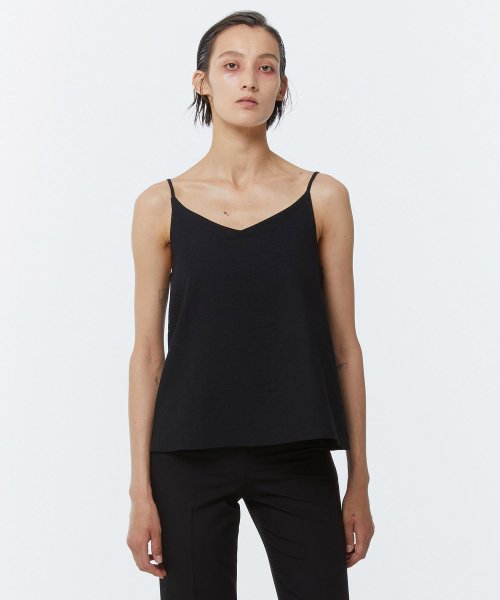 KIMDOH - SLEEVELESS BLOUSE TOP BLACK