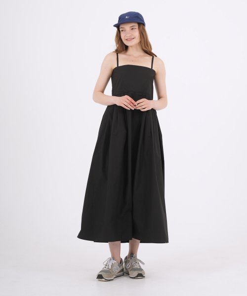 THE-ABON - Sweety Cotton String Sleeveless Long Dress Red