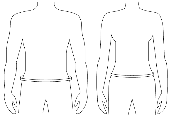 허리 사이즈 차트