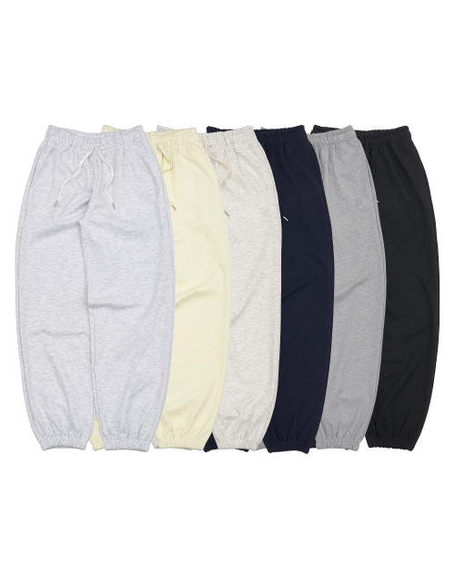 [Fleece Option Added] Basic Wide Jogger 6 Colors
