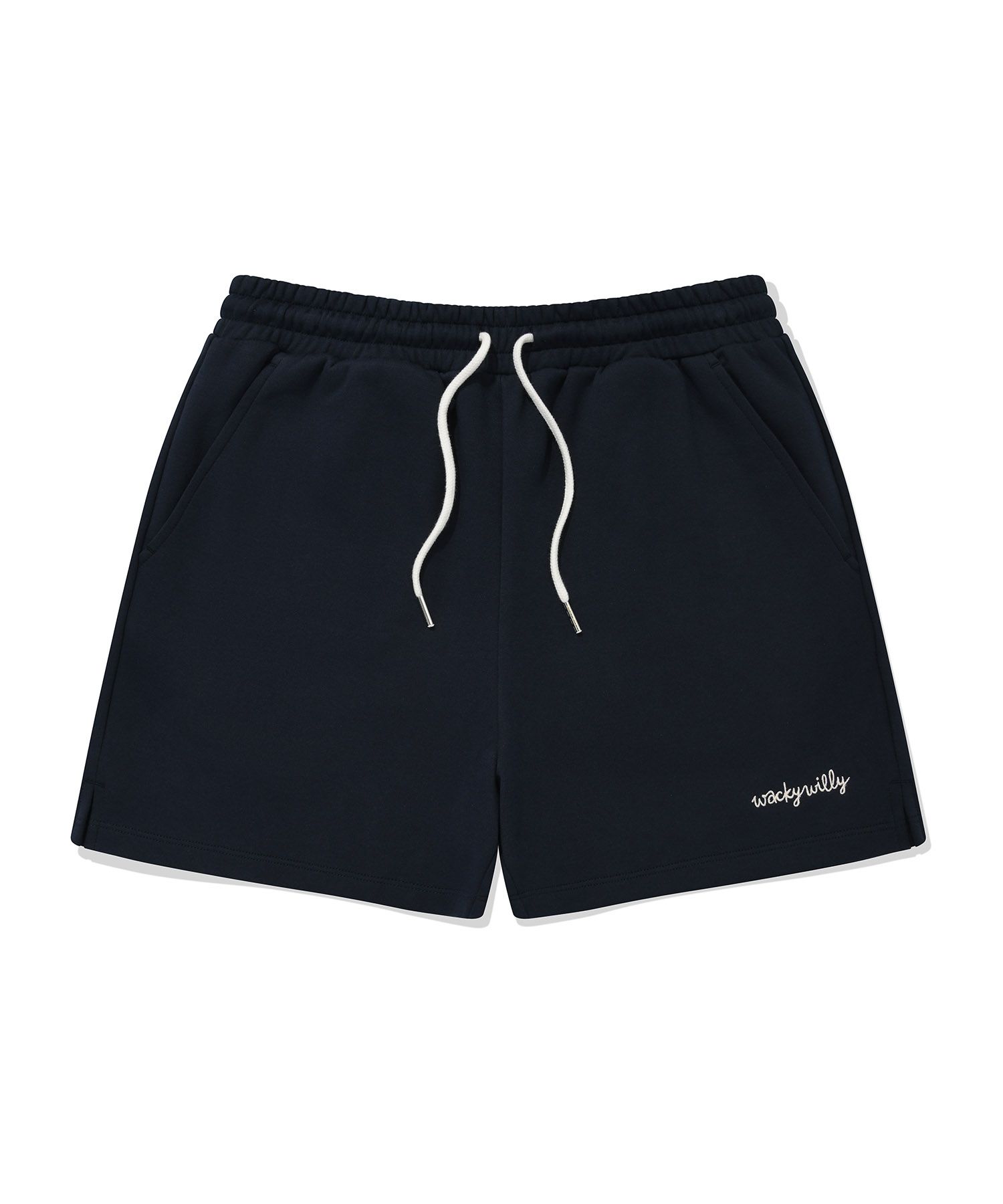 MUSINSA WACKY WILLY Women S Typo Logo Sweat Shorts Dark Navy