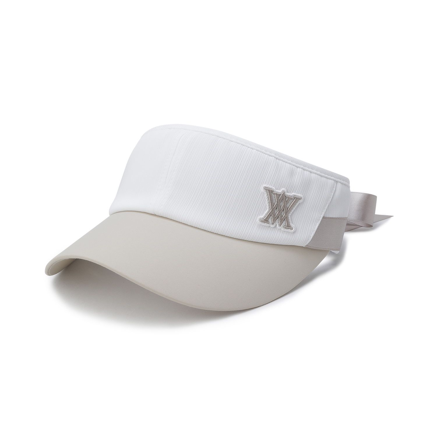 MUSINSA公式 ANEW GOLF WOMEN RIBBON TIE HIGH CROWN VISOR WH