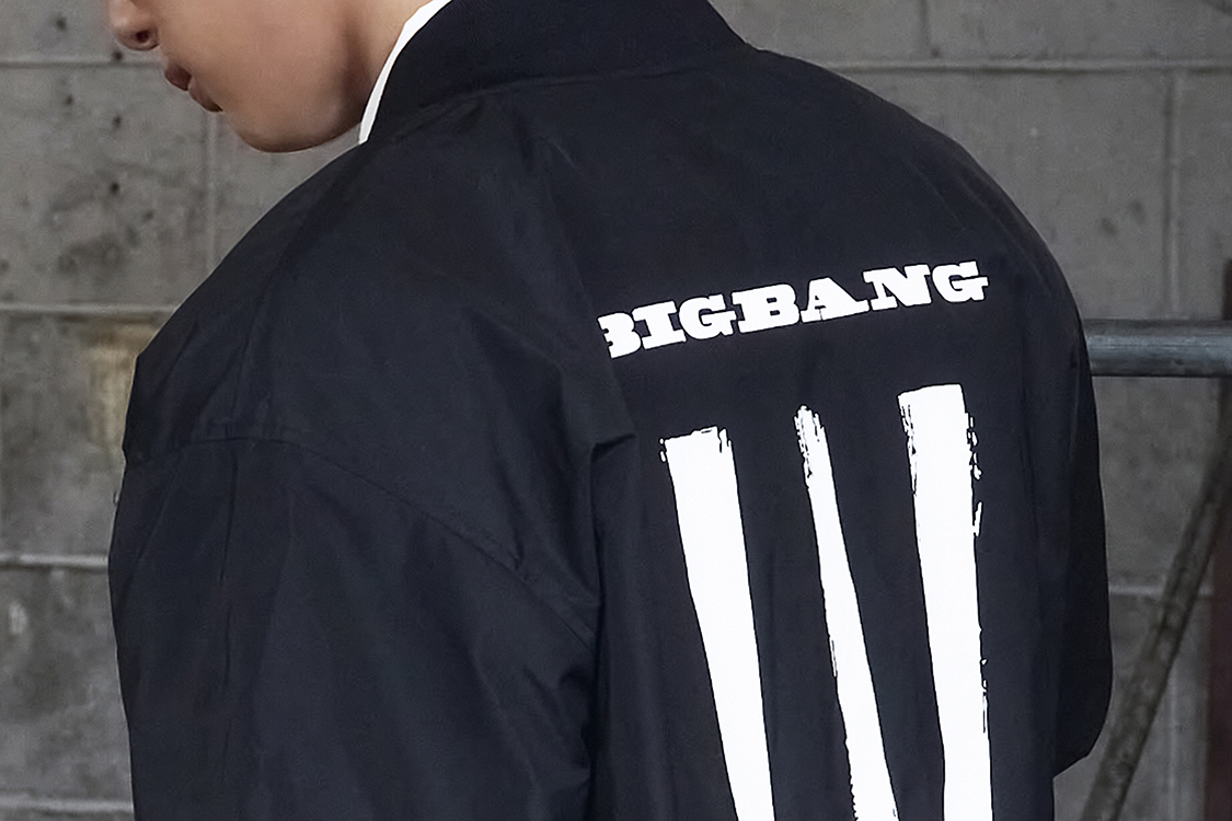 BIGBANG COSMOS POPUP 公式　musinsa限定ユニフォーム BIGBANG デビュー20周年記念 OFFICIAL MD POP-UP開催 BIGBANGの