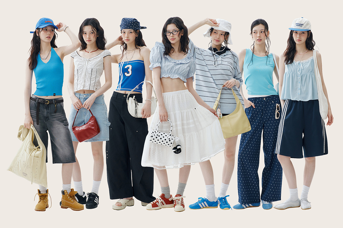 [LUVISTRUE]★24SS★韓国人気★RT INCISION SKIRT PANTS 러브이즈트루(LUVISTRUE) RT INCISION SKIRT PANTS(NAVY