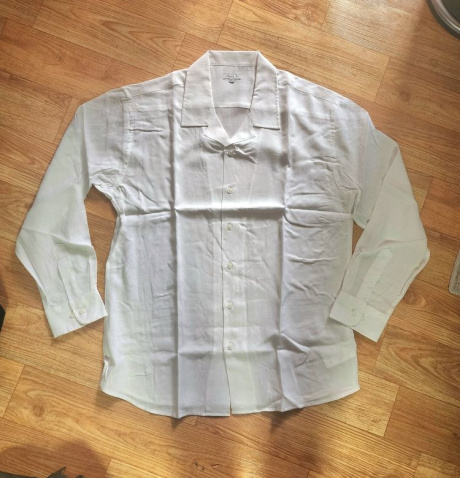 아노블리어(ANOBLIR) 루즈핏 오픈카라 린넨 셔츠 [화이트] 후기