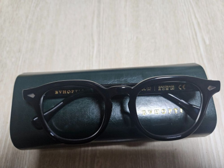 비브이에이치(BVH EYEWEAR) BETHEL (BLACK) 3 size 블루라이트 차단 안경  CLIP-ON 뿔테 후기