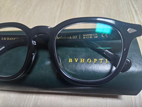 비브이에이치(BVH EYEWEAR) BETHEL (BLACK) 3 size 블루라이트 차단 안경  CLIP-ON 뿔테 후기