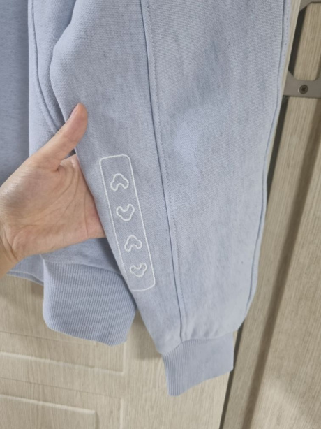 에스에스큐알(SSQR) Unisex Embroidered Sweatshirt KIZ_01_M.BLUE_MEDIUM 후기