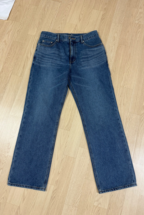 오더아카이브(ORDER ARCHIVE) Minimal wide jeans - 워시드블루 후기