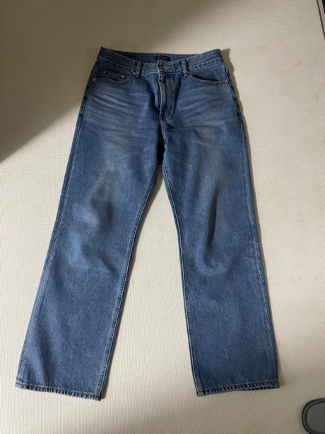 오더아카이브(ORDER ARCHIVE) Minimal wide jeans - 워시드블루 후기