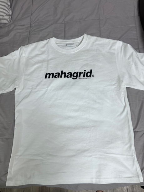 마하그리드(MAHAGRID) BASIC LOGO TEE WHITE(MG2CMMT502A) 후기