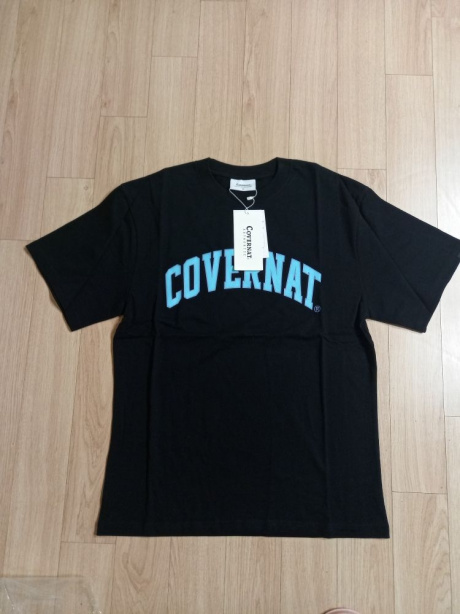 커버낫(COVERNAT) 아치 로고 티셔츠 블랙 후기