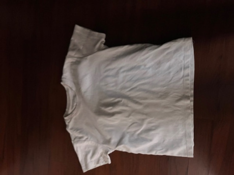 무신사 스탠다드(MUSINSA STANDARD) 우먼즈 리브드 슬림 핏 반팔 티셔츠 [화이트] 후기