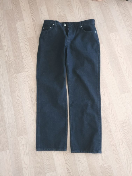 오더아카이브(ORDER ARCHIVE) Minimal wide jeans - 로우 블랙진 후기